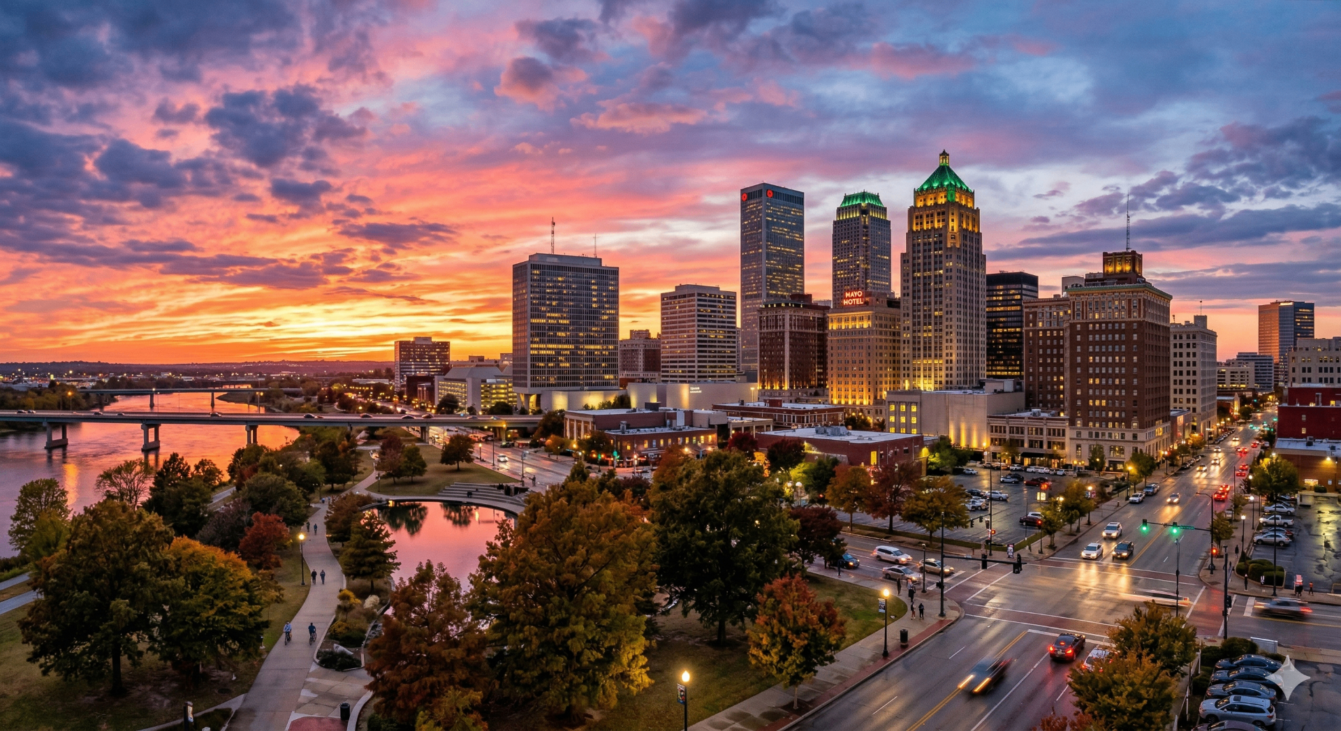 Tulsa Oklahoma skyline — RapidShield Restoration service area